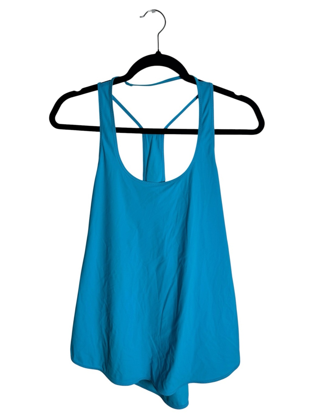 Lululemon Indian Teal Coastal Tank Top Blue Green Thin Straps Loose Fit